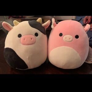 Connor Cow Peter Pig Squishmallows Bundle
